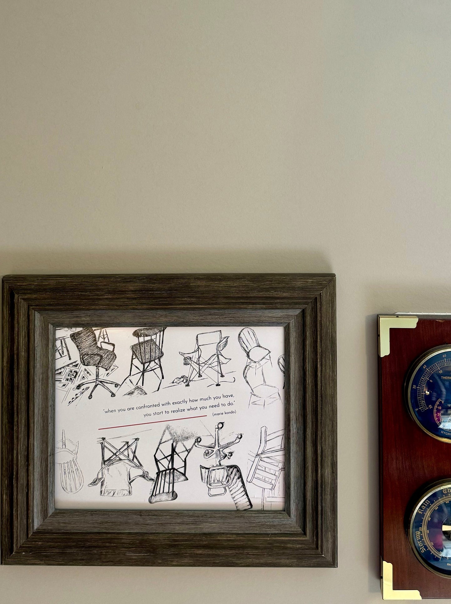 (how much you have) framed creation