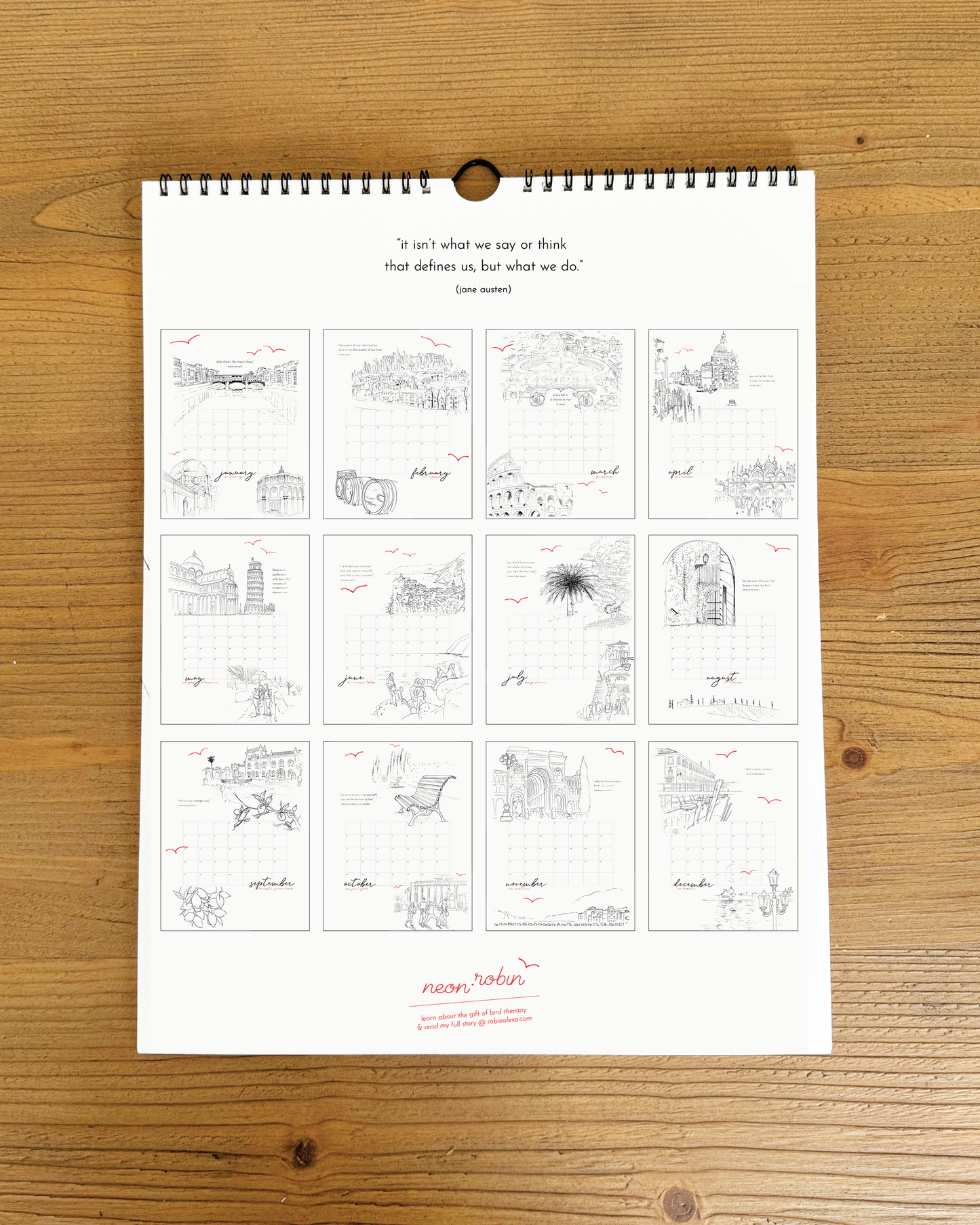 pre-order 2026 abroad calendar