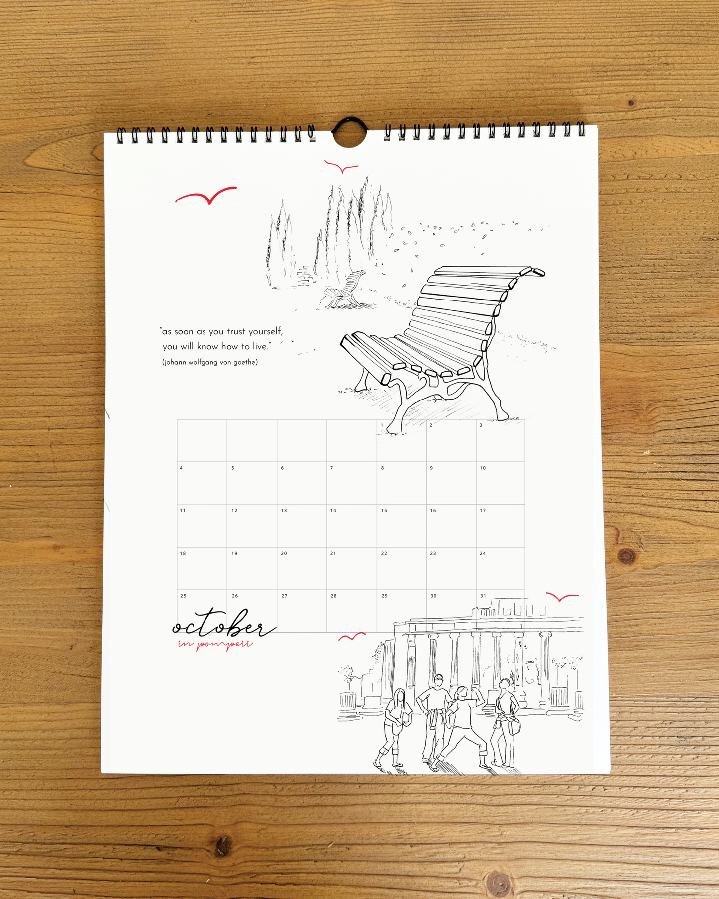 pre-order 2026 abroad calendar